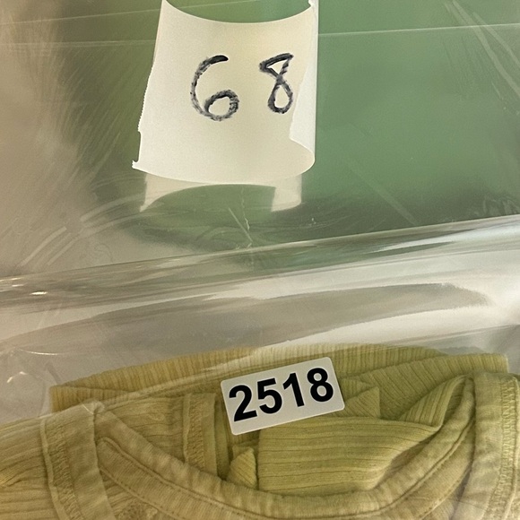 Y2K Cherokee Crop Butter Yellow Embellished Short Sleeve Top Size L Babydoll - Picture 11 of 11